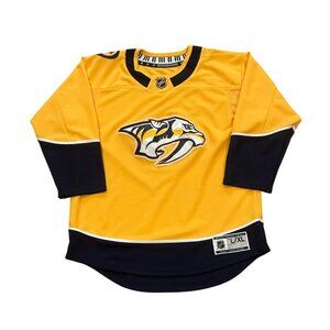 Nashville Predators Home Gold Stitched NHL Hockey Jersey Youth L/XL